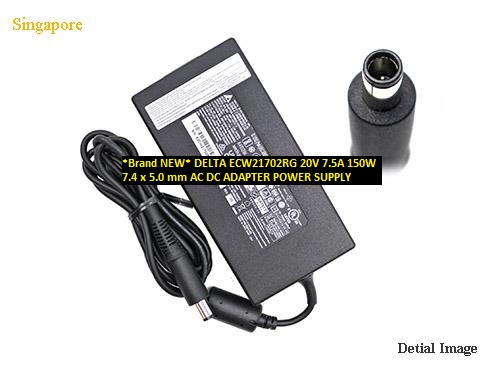 *Brand NEW* DELTA ECW21702RG 20V 7.5A 150W 7.4 x 5.0 mm AC DC ADAPTER POWER SUPPLY